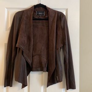 BNCI by Blanc Noir faux suede jacket, Size M